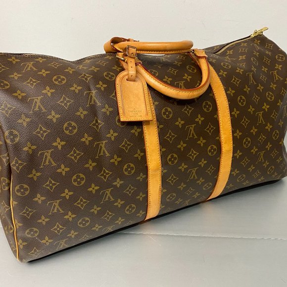 Louis Vuitton Monogram Keepall 60 Duffle Hand Bag - Picture 1 of 12